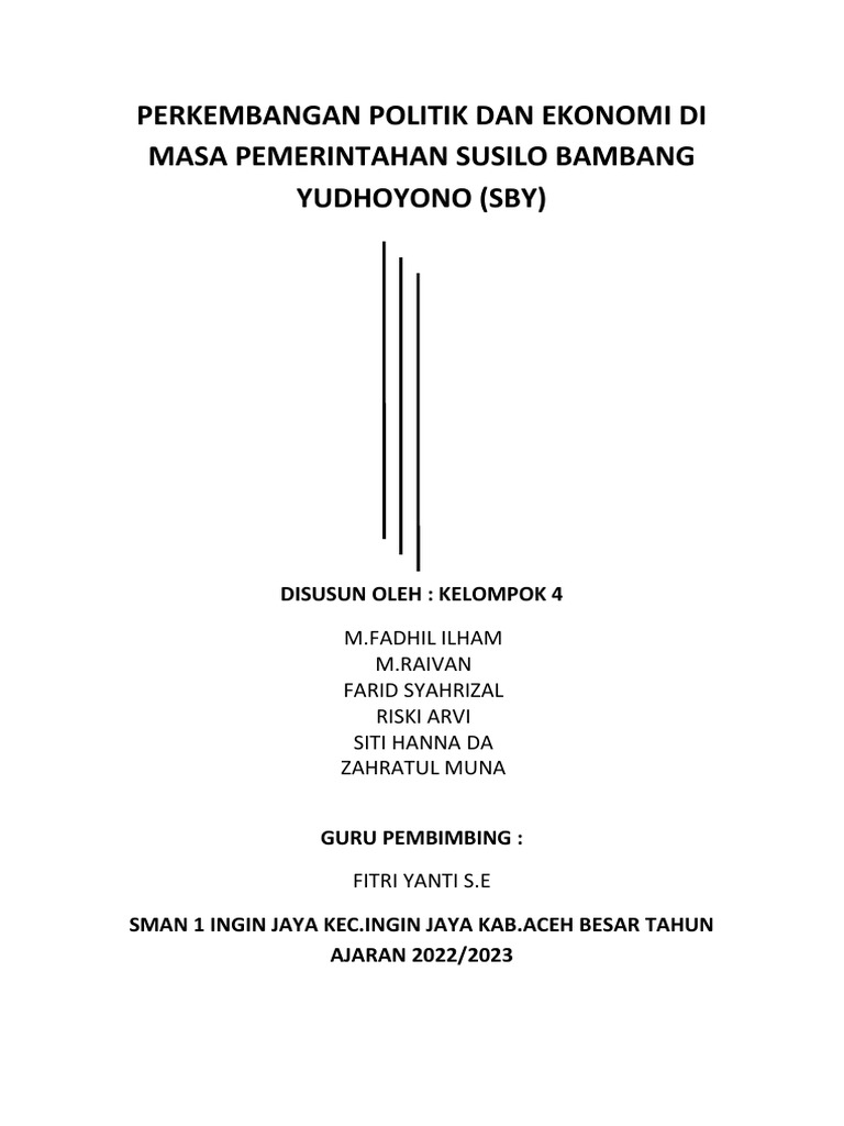 Pertumbuhan Ekonomi Indonesia selama masa pemerintahan SBY