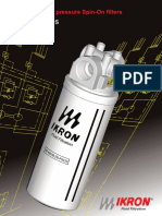 HF 650 Series: in Line Medium Pressure Spin-On Filters