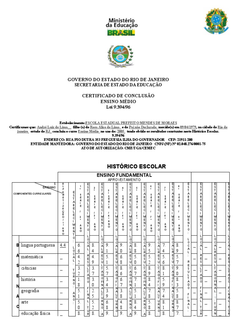Historico Escolar Seduc Pr : Histórico escolar online: saiba como ...