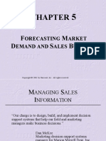 Chapter 05 FORECASTING MARKET DEMAND AND SALES BUDGETS