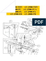 Ay 2500 THN, 2500 THV, 2000 PC,,2500 Pca, 1800 PL, 2500 Pa