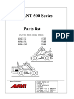 Partslist Avant500Series 260302