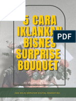 5 Cara Iklankan Bisnes Surprise Bouquet