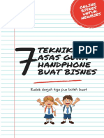 7 Teknik Asas Guna Handphone Buat Bisnes