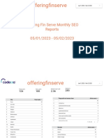 Offering Fin Serve SEO Reports