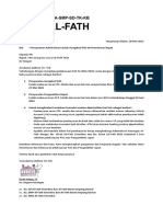 Persyaratan administrasi PAS & penerimaan rapot