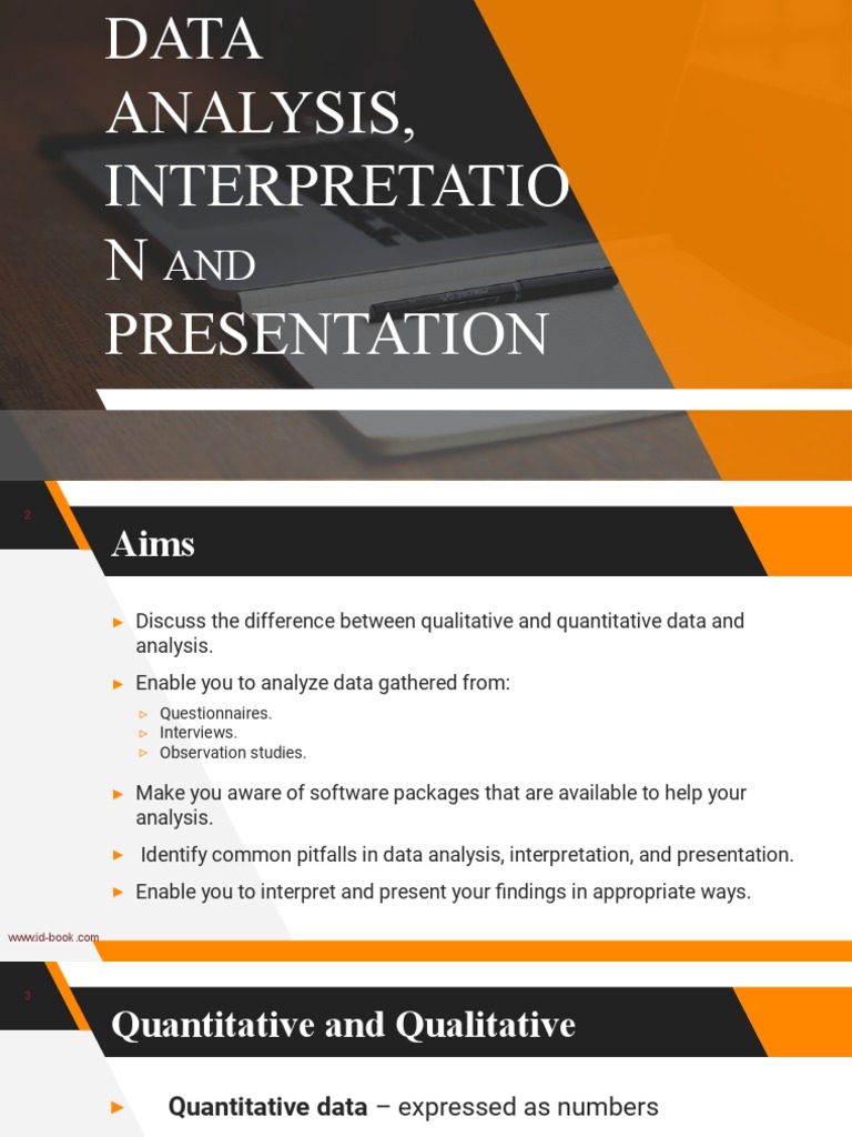 CHAPTER 8 DATA ANALYSIS and PRESENTATION | PDF | Data Analysis ...