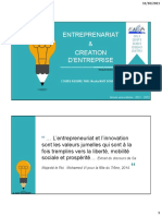 Entreprenariat Et CrÃ©ation D'entreprise - Support