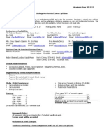 Biology Accel Syllabus 2011-2012