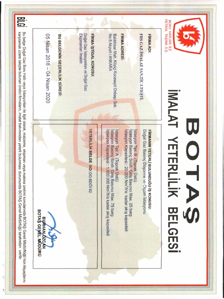 Botaş Belge | PDF
