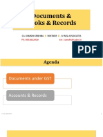4.2 Documents Under GST, Books & Records