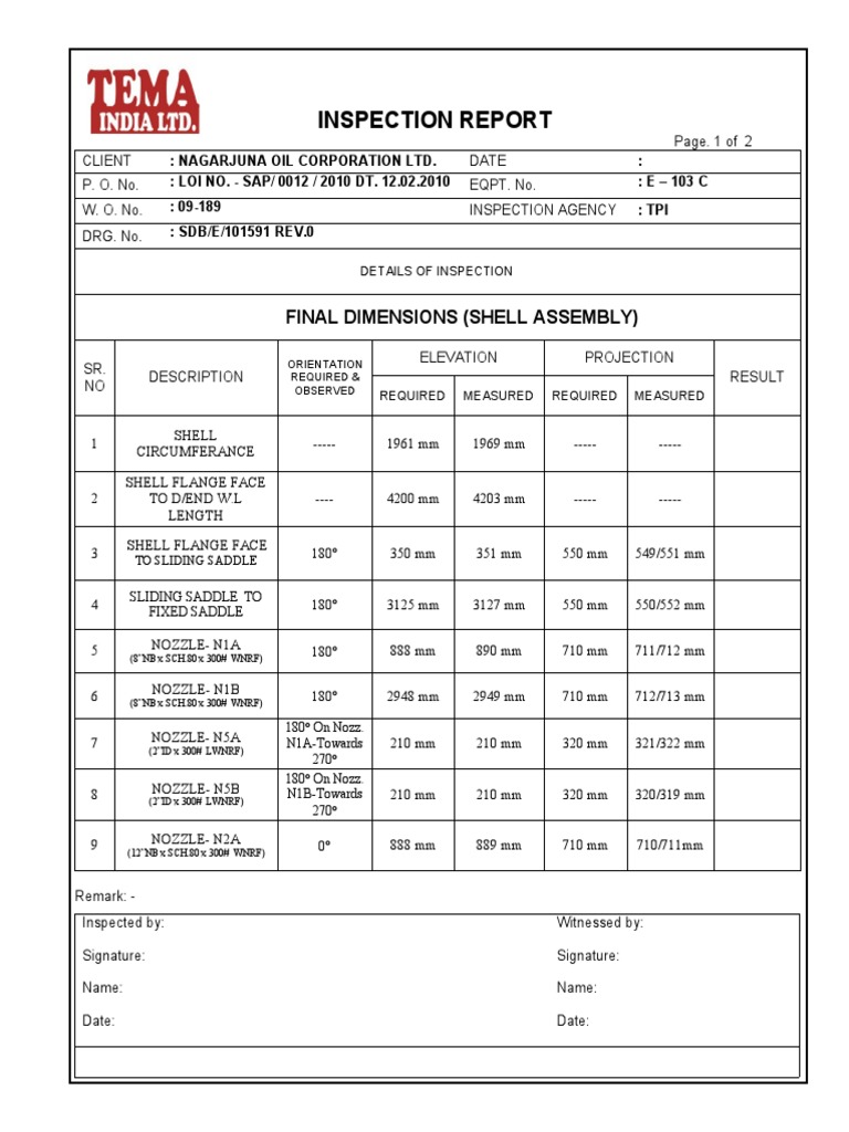 QC-15 REV. 0 - Final Dimensions | PDF