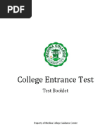 College Entrance Test