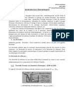 Méthodes Electrochimiques (Partie 1)