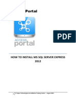 Installing SQL Server 2012 Express