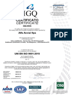 AA Certificati ISO9001