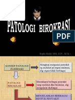 Materi Patologi Birokrasi