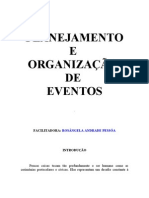 APOSTILA DE PLANEJAMENTO E ORGANIZAÇÃO DE EVENTOS