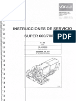 VÖGELE SUPER 800_INSTRUCCIONES DE SERVICIO