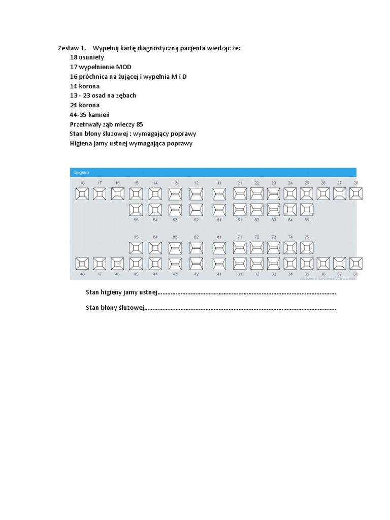 Karta Diagnostyczna | PDF