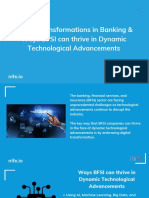 Digital Transformations in Banking & Ways BFSI Can Thrive in Dynamic Technological Advancements