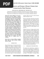 Structural Analysis and Design of Beam-Column Joint Connectionsfor Steel Structure