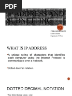 IP Address and Subnetting