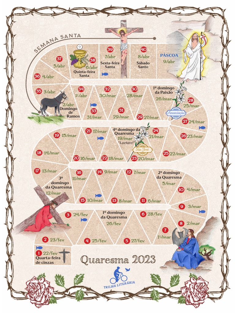 Calendário da Quaresma 2025 | PDF | Quaresma