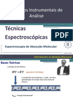 Métodos Instrumentais de Análise - Espectroscopia de Absorção Molecular