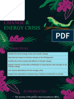 Climate Change and The Energy Crisis