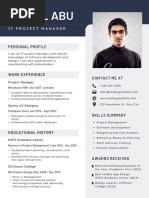 IT Project Manager Resume