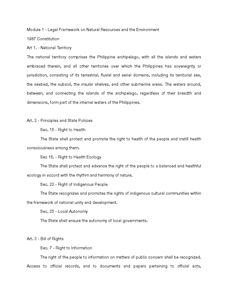 Module 1 - NatRes Summary | PDF | Forestry | Groundwater