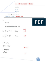 Practice Sheets 2nd Term Year 8 Ig Answer 1