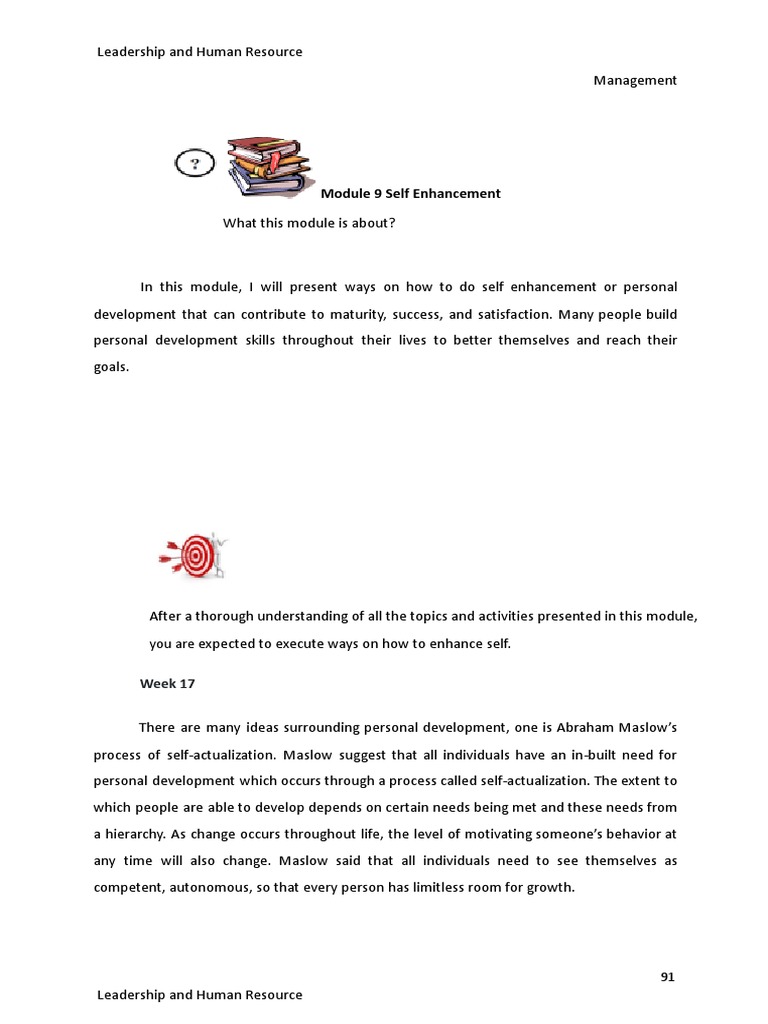 Self Enhancement | PDF | Self Actualization | Motivational