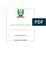 OPEN - UNIVERSITY - OF - NIGERIA - Auditing