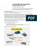 PORT FORWARDING MIKROTIK