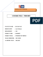 Course File Cse Iot