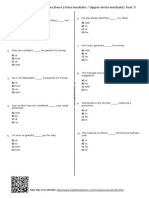 1335 - Prepositions After Adjectives Intermediate Upper Intermediate Test 5