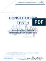 Constitución española test