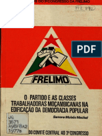 MACHEL, Samora - O Partido e As Classes Trabalhadoras Moçambicanas Na Edificação Da Democracia Popular. Relatório Do Comité Central Ao 3º Congresso