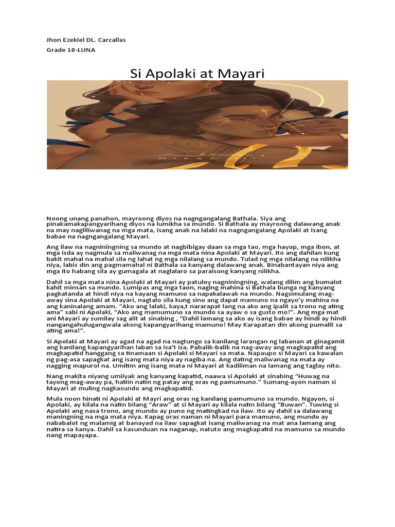 Araw at Buwan | PDF