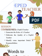 The DEPED Teacher Presentation