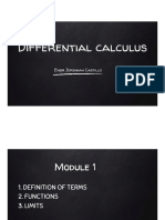 Differential calculus fundamentals