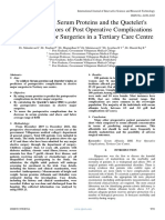 Pre-Operative Serum Proteins and The Quetelet's Index As Predictors of Post Operative Complications of Elective Major Surgeries in A Tertiary Care Centre