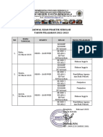 Jadwal Ujian Praktik Sekolah