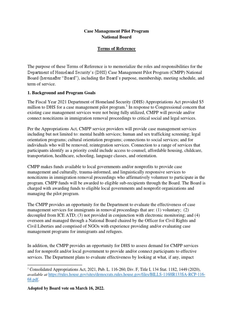 CMPP National Board Guidelines | PDF | Section 504 Of The ...
