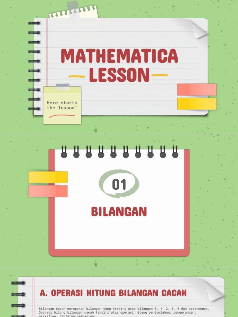 Rangkuman Materi Matematika - Kelas - 4 - Dan 6 | PDF | Pengelolaan ...