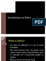 Introduction to Ethics & Values