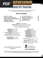 Pathfinder Rulebooks and Resources Guide | PDF