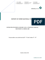 REPORT OF COIM MATERIAL TRIALS - Series 12 TDI - Ester